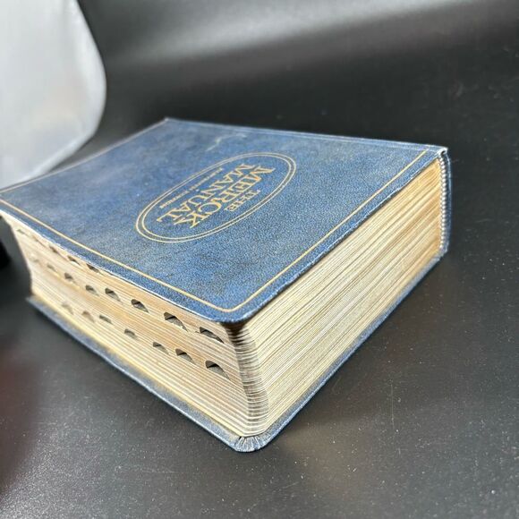 The Merck Manual 11th Edition Hardcover Book 1966 Vintage - Picture 4 of 8